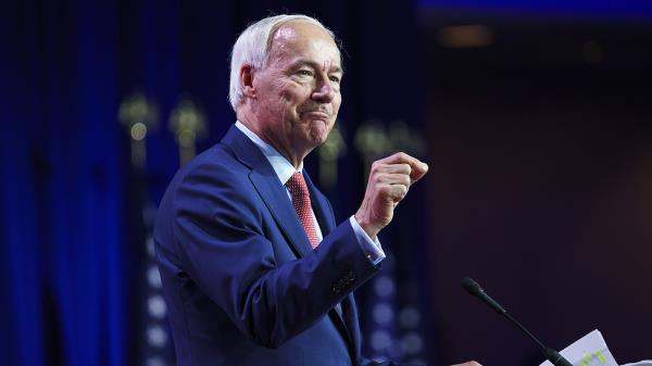 Republican presidential candidate Asa Hutchinson