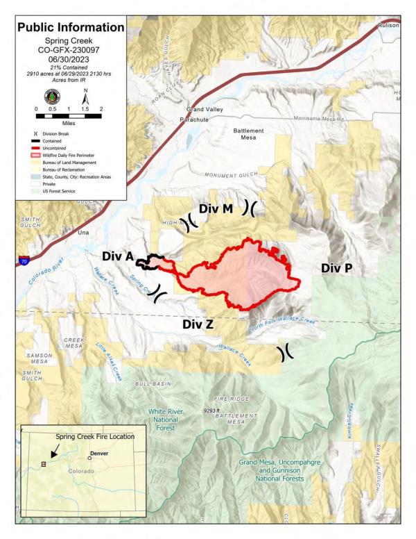 Spring Creek fire June 30 2023