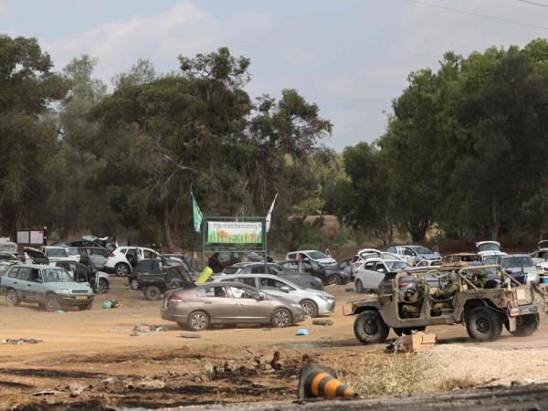 Burnt vehicles