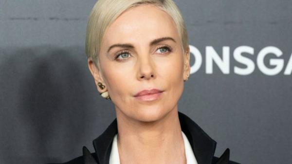 Charlize Theron wears black jacket at a special screening of 'Bombshell' in 2019
