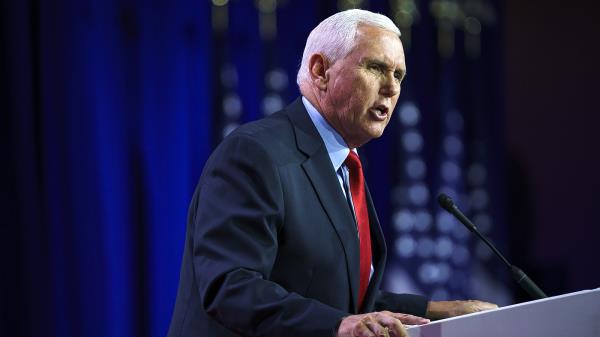 Republican presidential candidate Mike Pence
