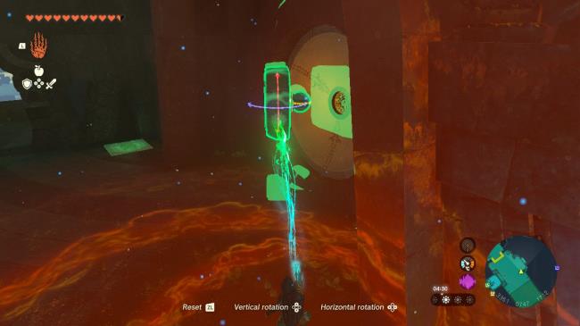 Tears of the Kingdom - Water Temple - Using a Hover Stone to keep a ball in place in a slot