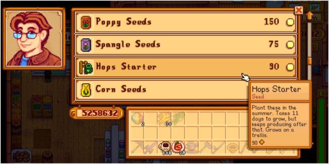 Stardew Valley - Hops Starters