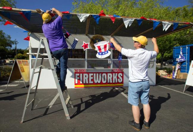 Citizens can purchase legal fireworks with the Safe and Sane Seal during designated hours from July 1 through July 4. (John Burgess / The Press Democrat file)